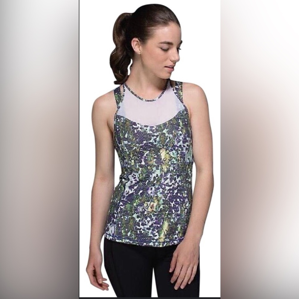Lululemon Running in the City Mesh Tank Top size 2